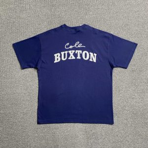 Cole Buxton CB Logo T Shirt Blue