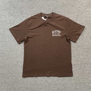 Cole Buxton GYM Logo Brown T Shirt