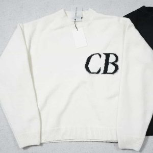 Cole Buxton CB Logo White Sweatshirt